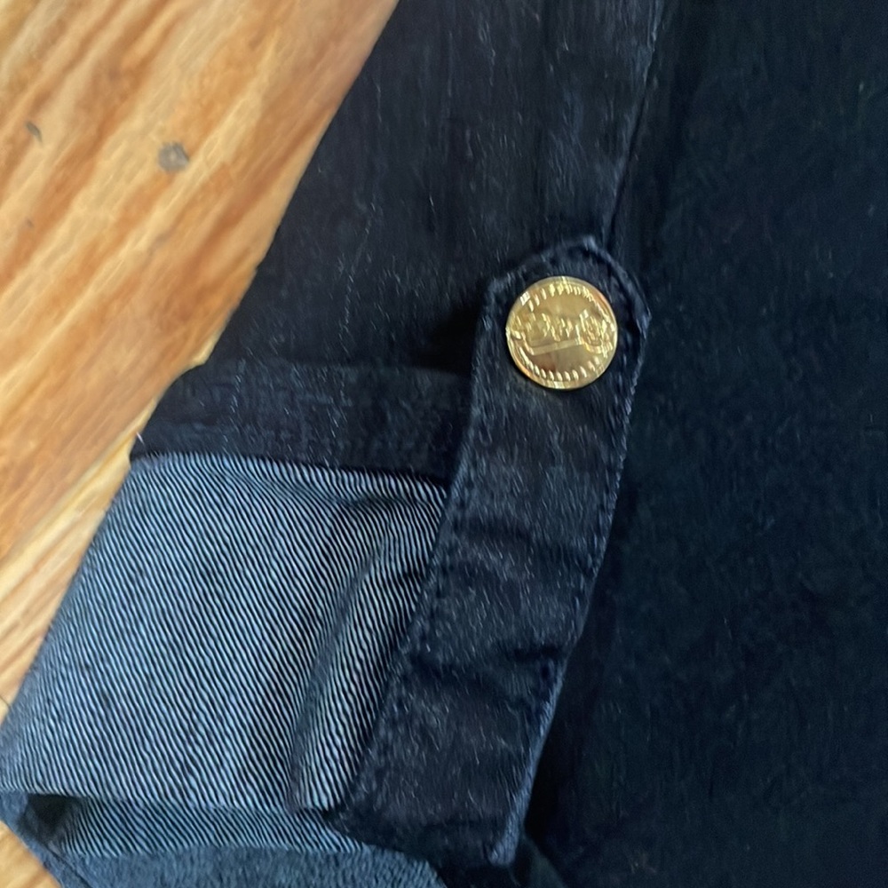 NEW  Dereon Y2K jeggings stretch denim shorts 14 - Picture 14 of 17
